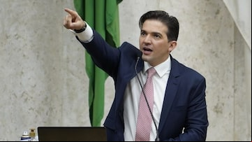 O vereador Rubinho Nunes. Foto: Afonso Braga/ Câmara Municipal de São Paulo