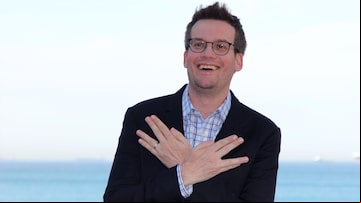 O escritor John Green em 2015, no Rio de Janeiro