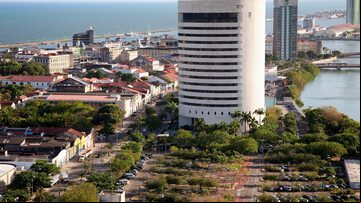 Edifício-sede do Tribunal Regional Federal da 5ª Região (TRF-5), no Recife. Foto: Getulio Bessoni