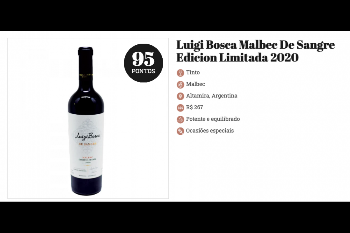 Tudo sobre o tinto com a melhor pontuação no Guia dos Vinhos