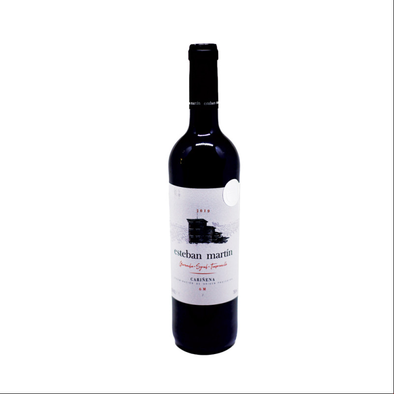 Esteban Martín Crianza D.O.P Cariñena Garnacha Syrah Tempranillo 2019