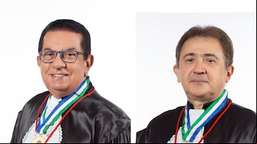 Os desembargadores Sebastião de Moraes Filho e João Ferreira Filho. Foto: TJMT/Reprodução