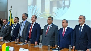 Registro dos membros do Conselho Nacional de Segurança Pública na reunião realizada em dezembro de 2023 para o que o governo chamou de 'reinstalação' do colegiado. Foto: Isaac Amorim/MJSP